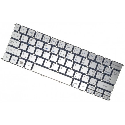 Acer Aspire S7-191-73534G25ASS Laptop Tastatur, CZ / SK Silber, ohne Rahmen, Hintergrundbeleuchtete 