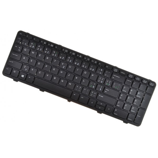 Kompatibilní HP 738696-FL1 Laptop Tastatur, mit Rahmen, schwarz CZ / SK