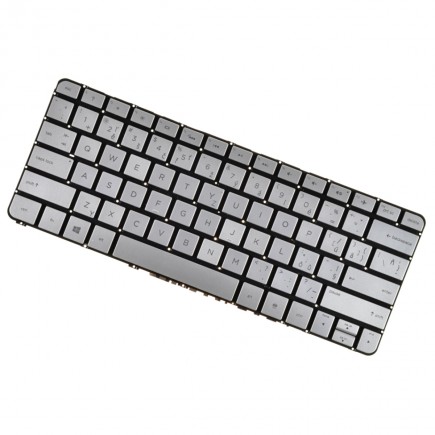 HP Spectre 13 Laptop Tastatur, CZ / SK Silber, ohne Rahmen, Hintergrundbeleuchtete 