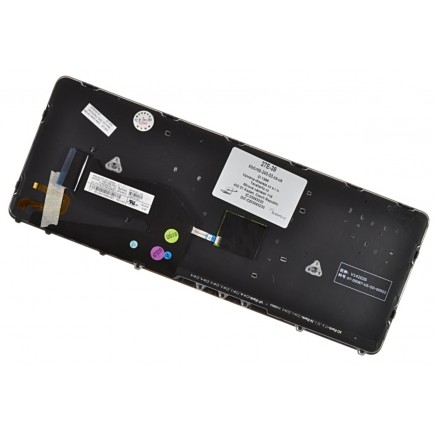 776475-031 Laptop Tastatur, CZ / SK Silberner Rahmen, hintergrundbeleuchtete Tastatur, Trackpoint