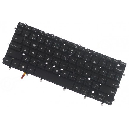 Dell kompatibilní H7M9V Laptop Tastatur, tschechisch ohne Rahmen, Hintergrundbeleuchtete 