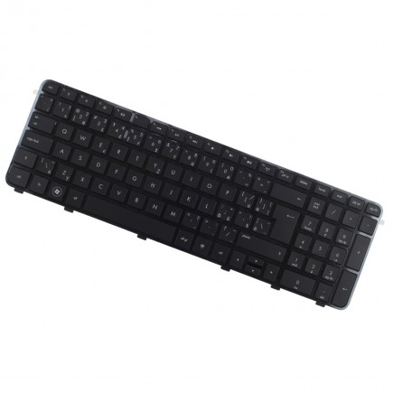 HP kompatibilní 634139-221 Laptop Tastatur, mit Rahmen, schwarz CZ / SK