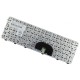 HP kompatibilní 634139-221 Laptop Tastatur, mit Rahmen, schwarz CZ / SK