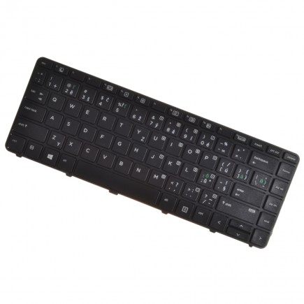 HP ProBook 430 G4 Laptop Tastatur, mit Rahmen, schwarz CZ / SK