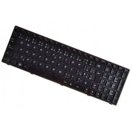 IBM Lenovo Ideapad B580 Laptop Tastatur, mit Rahmen, schwarz CZ / SK