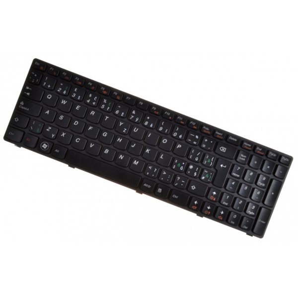 Lenovo IDEAPAD Z570 1024 Laptop Tastatur, mit Rahmen, schwarz CZ / SK