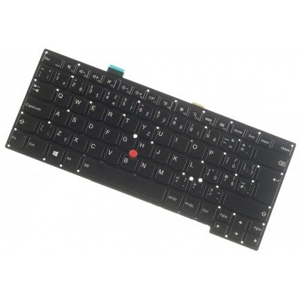 Kompatibilní Lenovo 0C44839 Laptop Tastatur, tschechisch ohne Rahmen, Teil mit Hintergrundbeleuchtete 