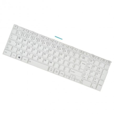 Toshiba Satellite L50D-A-100 Laptop Tastatur weiß, mit Rahmen CZ/SK