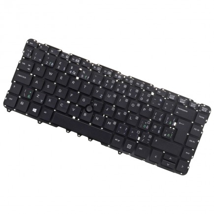 HP EliteBook 740 G1 Laptop Tastatur, CZ/SK Schwarze trackpoint