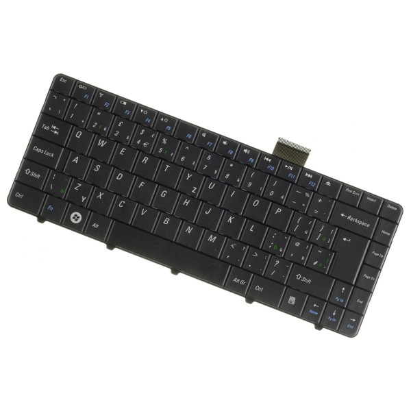 Dell kompatibilní 0C85TR Laptop Tastatur, mit Rahmen, schwarz CZ / SK