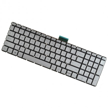 HP ENVY 17-AE Laptop Tastatur, CZ / SK Silber, ohne Rahmen, Hintergrundbeleuchtete 