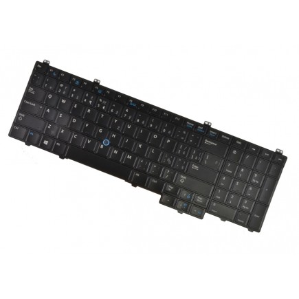 Dell kompatibilní 00MX8J Laptop Tastatur, CZ / SK Schwarze, Hintergrundbeleuchtet, Trackpoint