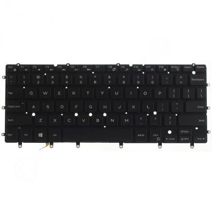 Dell XPS 13 (9343) Laptop Tastatur, US ohne Rahmen, Hintergrundbeleuchtete 