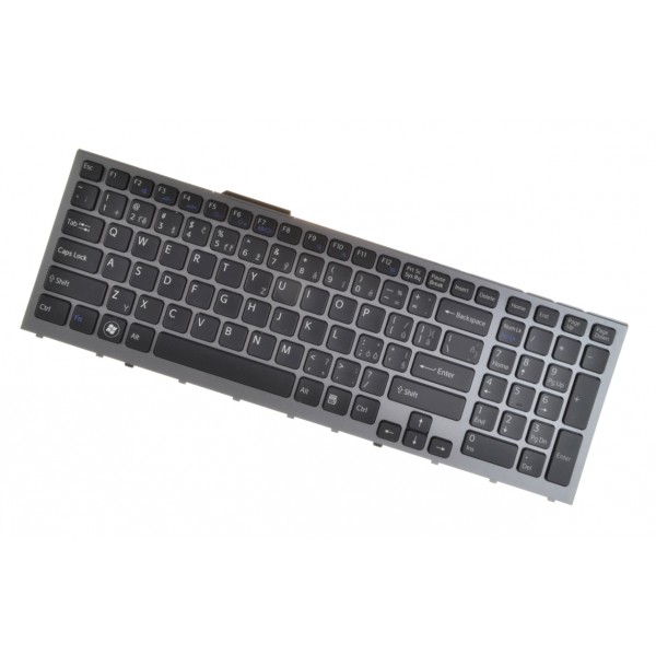 Sony kompatibilní 148781521 Laptop Tastatur, CZ / SK Silber