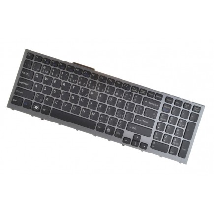 Sony kompatibilní 148781611 Laptop Tastatur, CZ / SK Silber