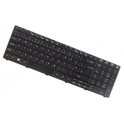 9J.N1H82.00K Laptop Tastatur, mit Rahmen, schwarz CZ / SK