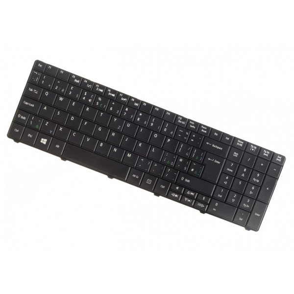 9J.N1H82.00S Laptop Tastatur, mit Rahmen, schwarz CZ / SK