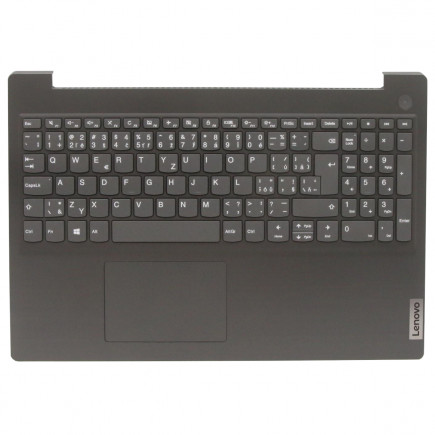 Kompatibilní Lenovo 5CB1C17442 Laptop Tastatur, CZ / SK Schwarze, Palmrest, Mit touchpad