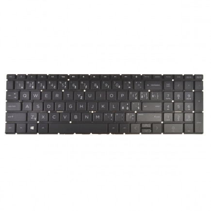HP 250 G8 Laptop Tastatur, ohne Rahmen, schwarz CZ/SK, mit Hintergrundbeleuchtung
