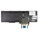 Dell Precision 15 7740 Laptop Tastatur, ohne Rahmen, schwarz CZ/SK, mit Hintergrundbeleuchtung