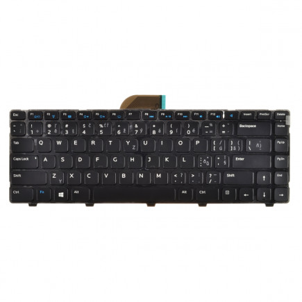 Dell Inspiron 15z Laptop Tastatur, CZ / SK Schwarz, Hintergrundbeleuchtete, mit Rahmen