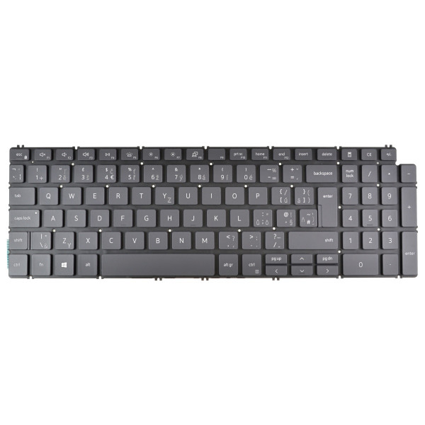 Dell Vostro 15 (5590) Laptop Tastatur, ohne Rahmen, schwarz CZ/SK, mit Hintergrundbeleuchtung