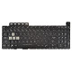 Asus FX506 Laptop Tastatur, ohne Rahmen, schwarz CZ/SK, mit Hintergrundbeleuchtung