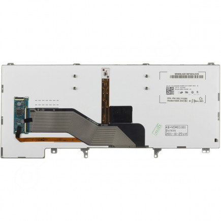 Dell Latitude E5420 Laptop Tastatur, CZ / SK Schwarz, Hintergrundbeleuchtete, Mit Rahmen