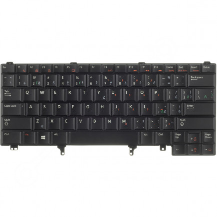 Dell Latitude E5430 Laptop Tastatur, CZ / SK Schwarz, Hintergrundbeleuchtete, Mit Rahmen