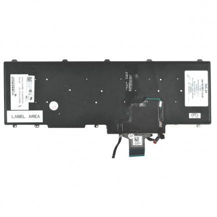 Dell Latitude 5580 Laptop Tastatur, ohne Rahmen, schwarz CZ/SK/DE, mit Hintergrundbeleuchtung