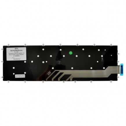 Dell Latitude 3590 Laptop Tastatur, tschechisch schwarz, ohne Rahmen