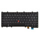 Lenovo ThinkPad Yoga 260 Laptop Tastatur, CZ / SK Schwarz, Hintergrundbeleuchtete, mit Rahmen 