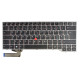 Fujitsu Siemens LIFEBOOK E734 Laptop Tastatur, CZ / SK Silber, ohne Hintergrundbeleuchtung, mit Rahmen
