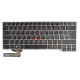 Fujitsu Siemens LIFEBOOK E735 Laptop Tastatur, CZ / SK Silber, ohne Hintergrundbeleuchtung, mit Rahmen