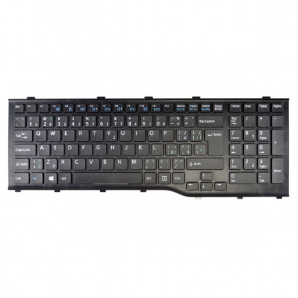Fujitsu Siemens LIFEBOOK NH532 Laptop Tastatur, CZ / SK Schwarz, ohne Hintergrundbeleuchtung, mit Rahmen