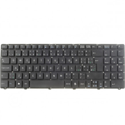 MSI CR640 Laptop Tastatur, tschechisch schwarz, ohne Rahmen, ohne Hintergrundbeleuchtung