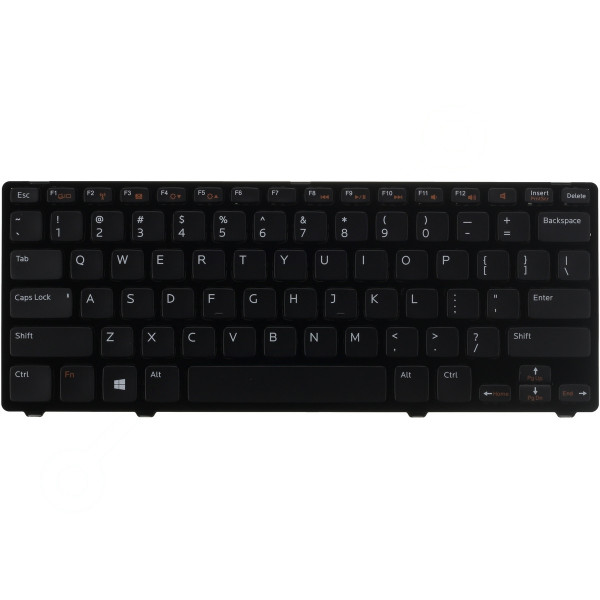 Dell Inspiron 14Z-5423 Laptop Tastatur, CZ / SK Schwarz, ohne Hintergrundbeleuchtung, mit Rahmen