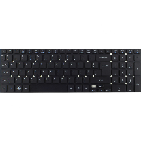 Packard Bell EasyNote TV43H Laptop Tastatur, tschechisch schwarz, ohne Rahmen, ohne Hintergrundbeleuchtung