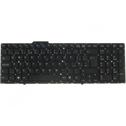 Sony Vaio PCG-81114L Laptop Tastatur, tschechisch schwarz, ohne Rahmen, ohne Hintergrundbeleuchtung
