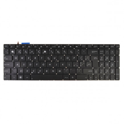 Asus N750Y47JV-SL Laptop Tastatur, ohne Rahmen, schwarz CZ/SK, mit Hintergrundbeleuchtung