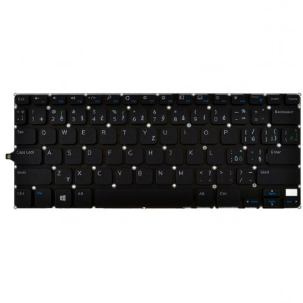 Dell Inspiron 11 3138 Laptop Tastatur, tschechisch schwarz, ohne Rahmen, ohne Hintergrundbeleuchtung