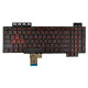 Asus FX505 Laptop Tastatur, ohne Rahmen, schwarz CZ/SK, mit Hintergrundbeleuchtung