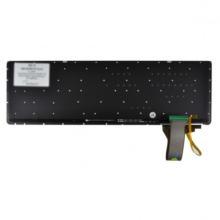 Asus GL752VW Laptop Tastatur, ohne Rahmen, schwarz CZ/SK, mit Hintergrundbeleuchtung