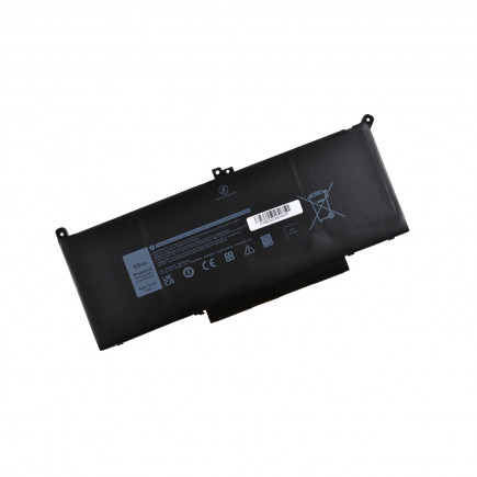 Batterie für Notebook Dell Latitude 7380 Li-poly 60Wh, 7,6V schwarz