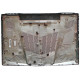 Gehäuseunterteil für Laptop MSI GL63 9RC