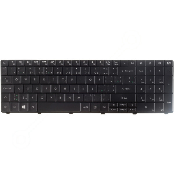 Acer Aspire 7750G-2418G75Mnkk Laptop Tastatur, tschechisch schwarz ohne Rahmen, ohne Hintergrundbeleuchtung