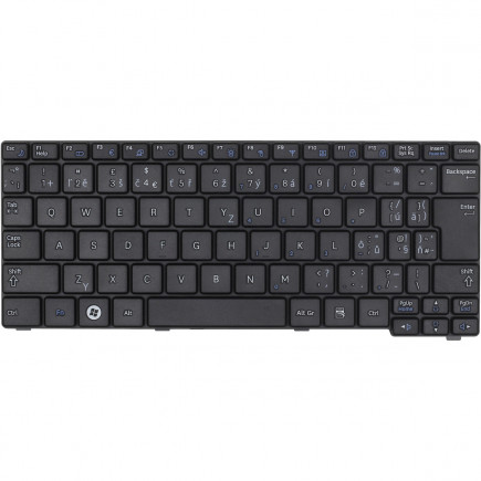 Samsung NT-NB20 Laptop Tastatur, CZ / SK Schwarz, ohne Hintergrundbeleuchtung, mit Rahmen