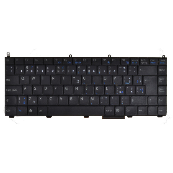 Sony Vaio VGN-AR370E Laptop Tastatur, CZ / SK Schwarz, ohne Hintergrundbeleuchtung, mit Rahmen