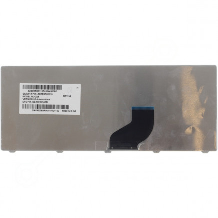 Packard Bell dot se Laptop Tastatur, CZ / SK Schwarz, ohne Hintergrundbeleuchtung, mit Rahmen