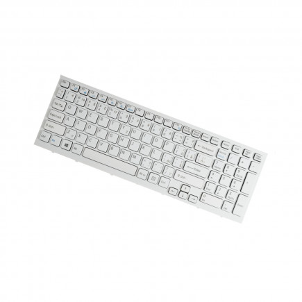 Sony Vaio PCG-71811M Laptop Tastatur, CZ / SK Weiß, ohne Hintergrundbeleuchtung, mit Rahmen